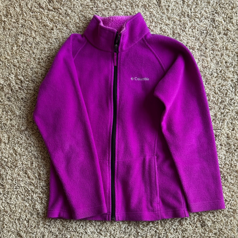 Columbia Kids' Vibrant Purple Fleece Jacket
